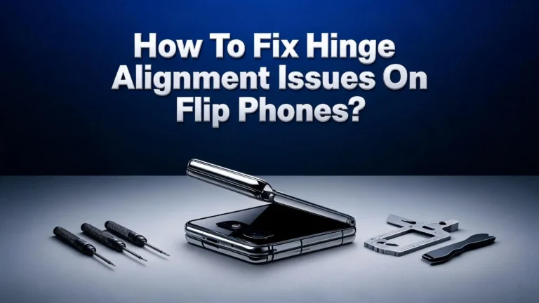 How To Fix Hinge Alignment Issues On Flip Phones?
