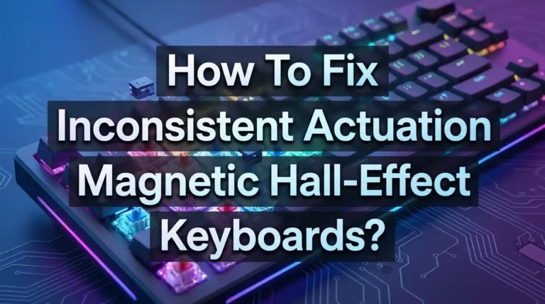 How To Fix Inconsistent Actuation On Magnetic Hall Effect Keyboards?