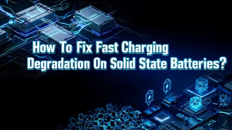 How To Fix Fast Charging Degradation On Solid State Batteries?