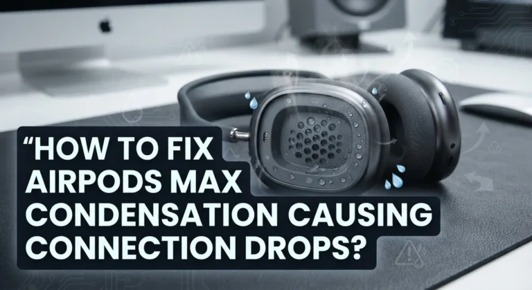 How To Fix AirPods Max Condensation Causing Connection Drops?