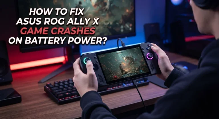 How To Fix Asus ROG Ally X Game Crashes On Battery Power?