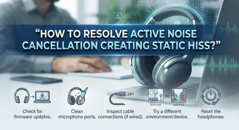 How To Fix Active Noise Cancellation Static Hiss?