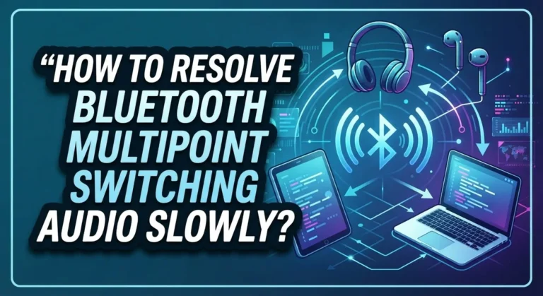 How To Resolve Bluetooth Multipoint Switching Audio Slowly?
