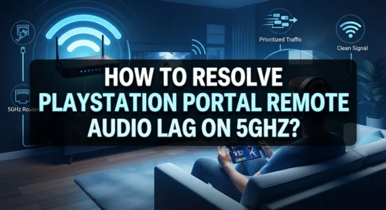 How To Resolve PlayStation Portal Remote Play Audio Lag On 5GHz?