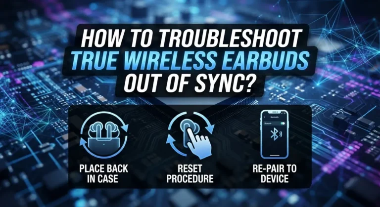 How To Troubleshoot True Wireless Earbuds Out Of Sync?